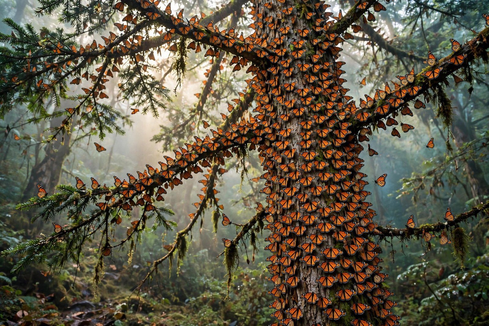 The Monarch's 3,000-Mile Miracle: Mexico's Oyamel Forests and the Americans Planting Milkweed